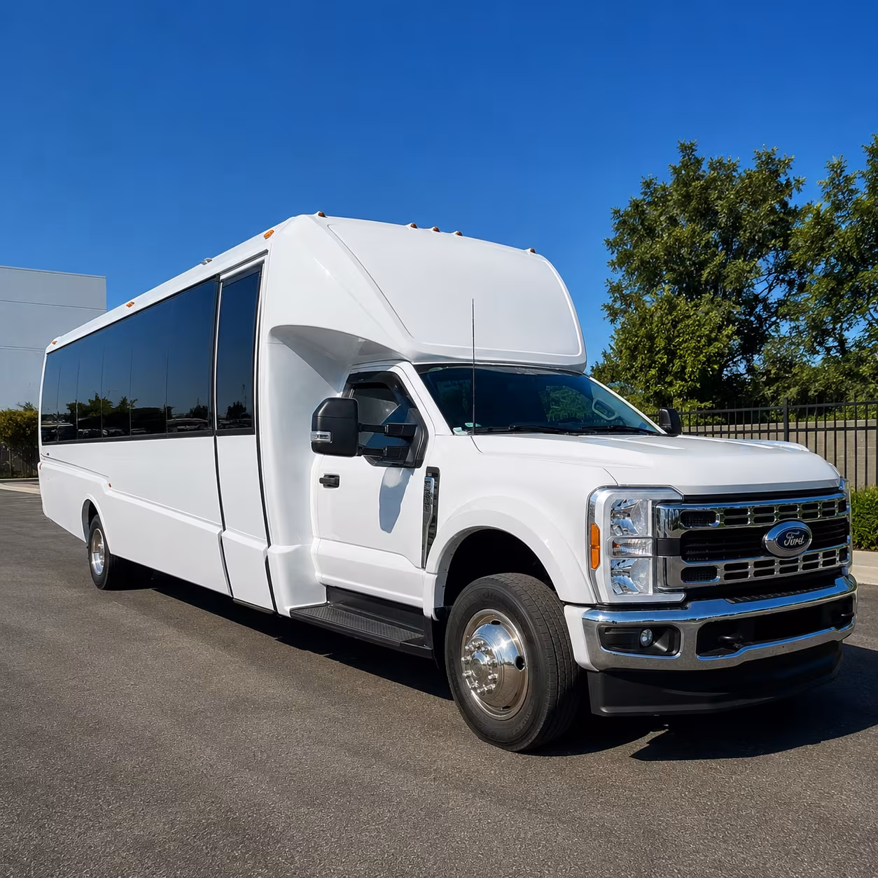 employee shuttle buses along the highway 111 corridor