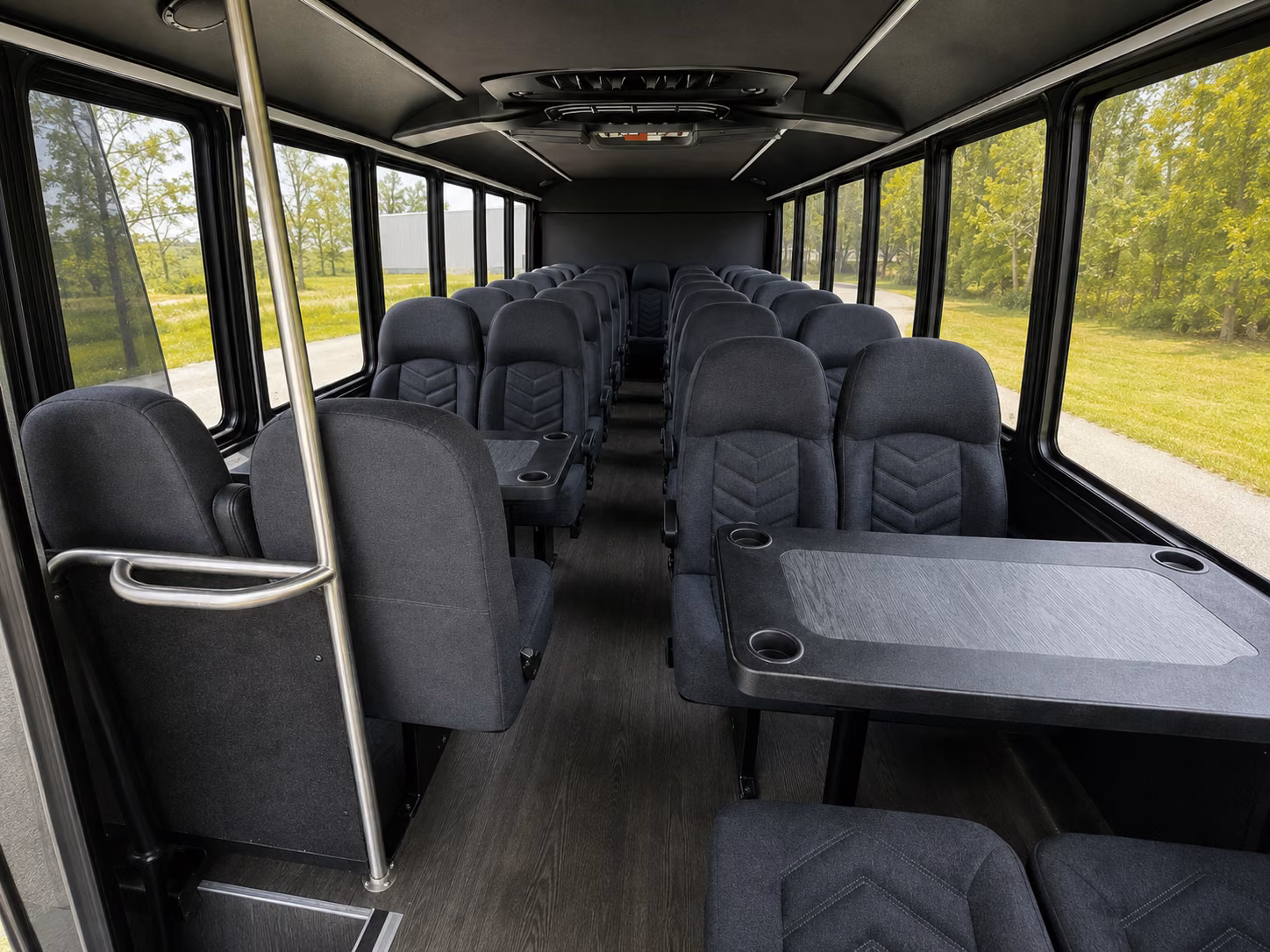 indio 20 passenger minibus inside