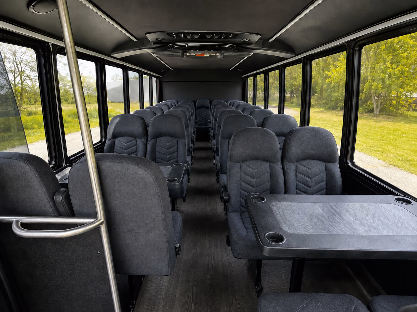 indio 20 passenger minibus interior