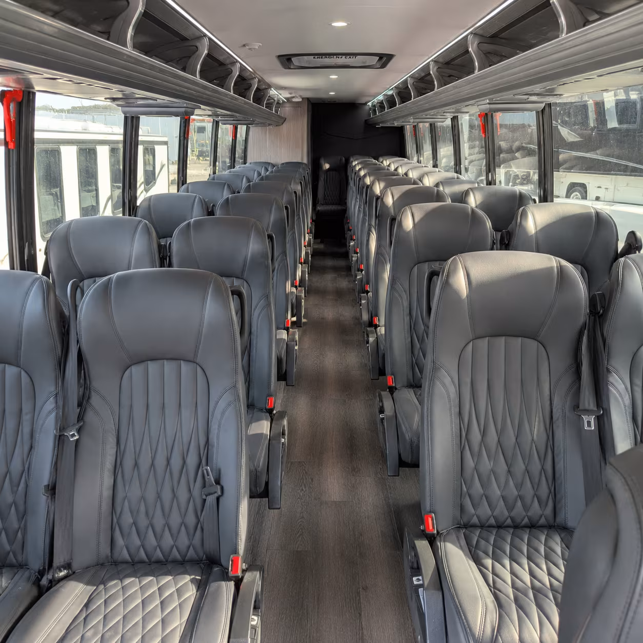 indio 28 passenger minibus inside