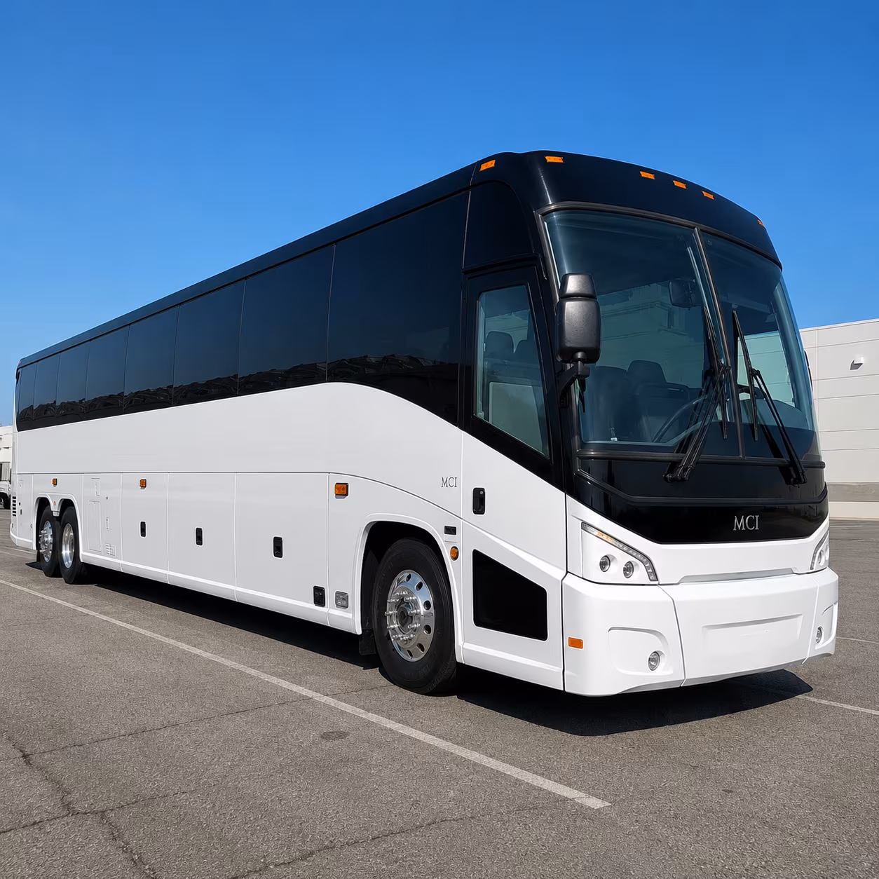indio 56 passenger charter bus