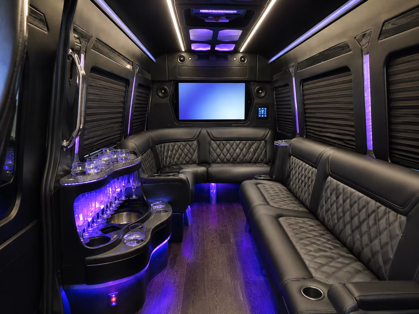 indio sprinter limousine inside