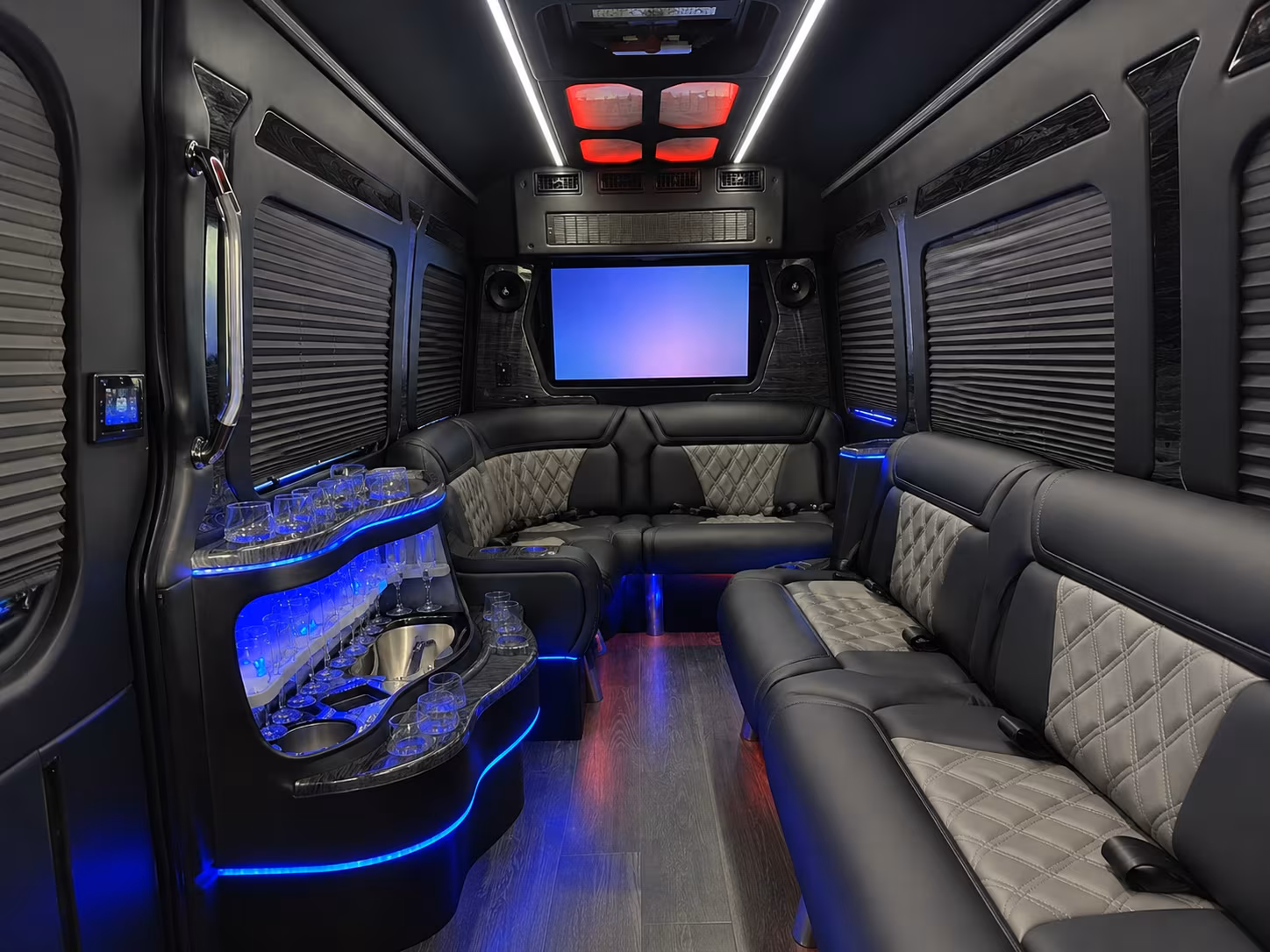 indio sprinter limousine interior