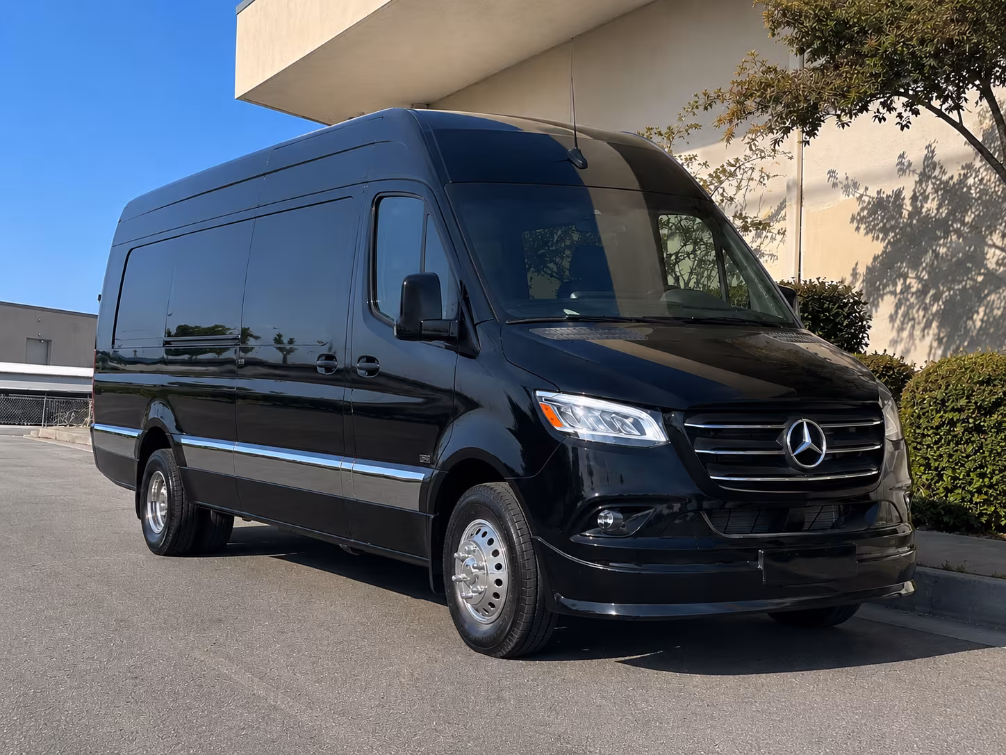 indio sprinter van with driver