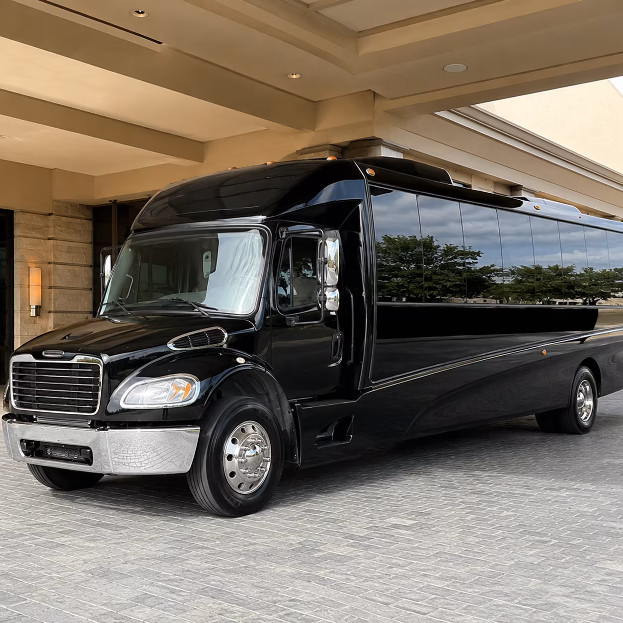 weekly worship shuttle buses for indio congregations